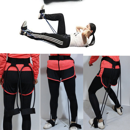 Latex Resistance Band with Foot Pedal