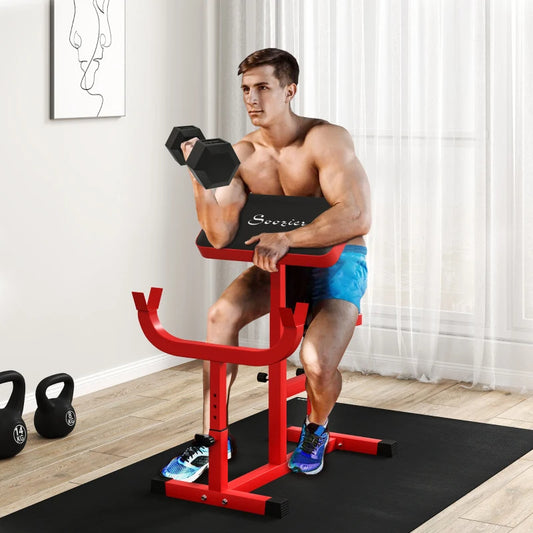 Soozier Preacher Curl Bench