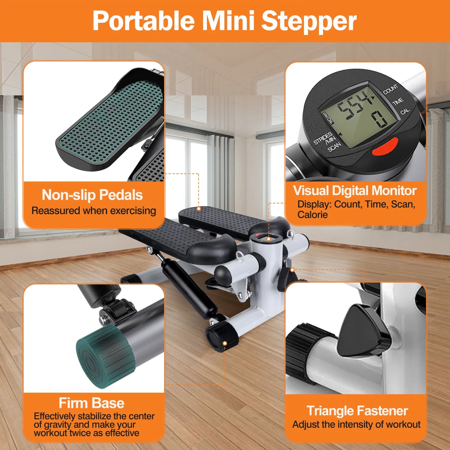 Mini Fitness Stepper for Women