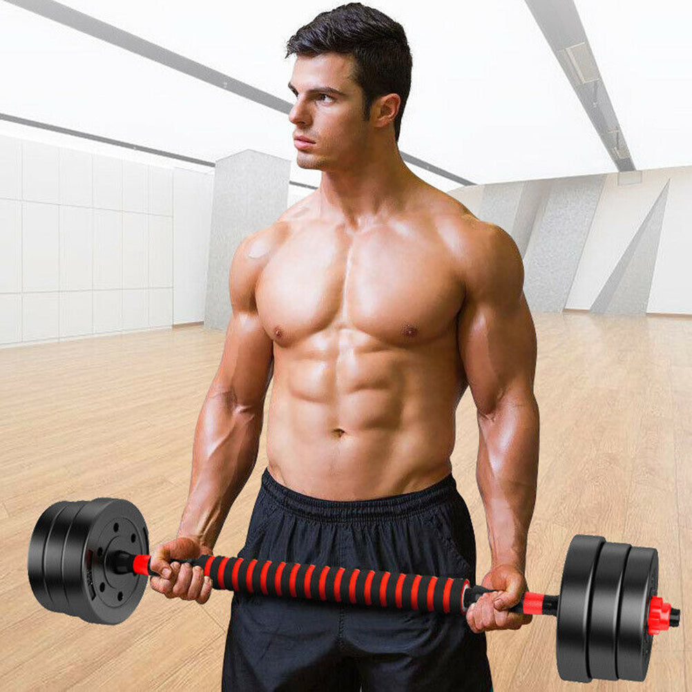 Adjustable Dumbbell & Barbell Set