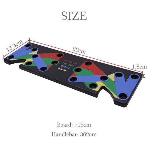 ABS Abdominal Muscle Trainer 9-in-1 Push-Up Board