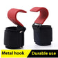 Pull-Up Grip Hooks with Straps