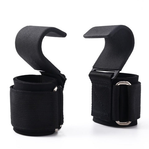 Pull-Up Grip Hooks with Straps