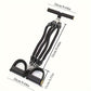 Adjustable Resistance Band Set with Handles & Foot Pedals