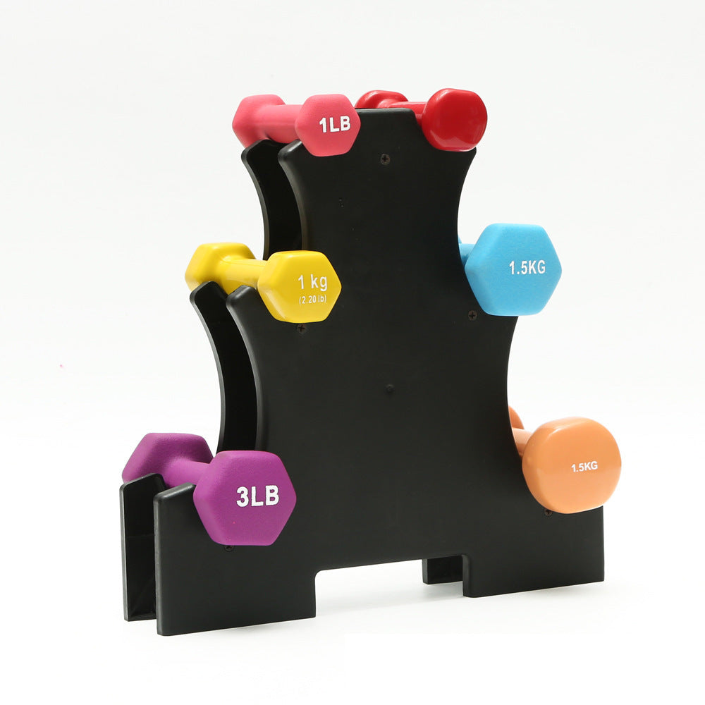 Adjustable Dumbbell Set with Home Rack