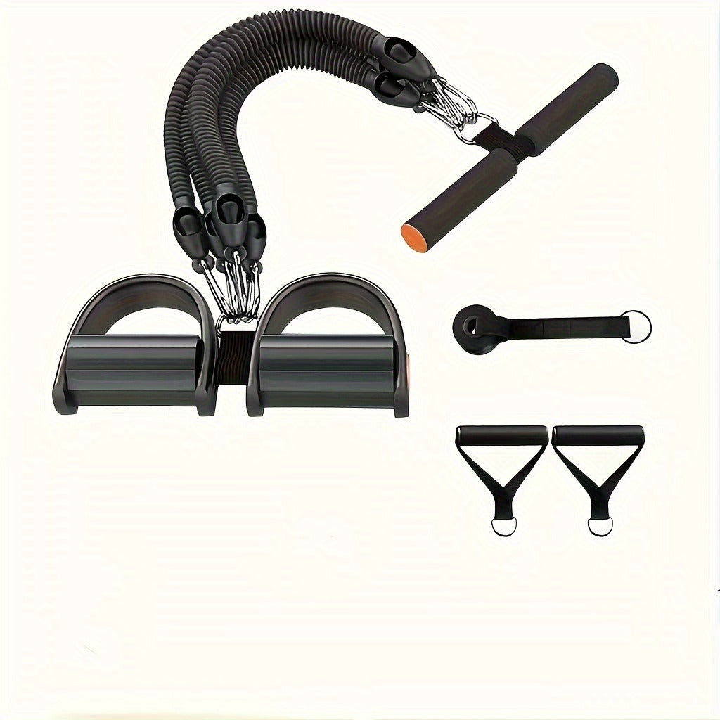 Adjustable Resistance Band Set with Handles & Foot Pedals