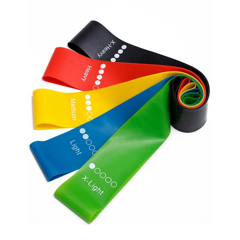 Elastic Resistance Bands Set for Yoga & Pilates