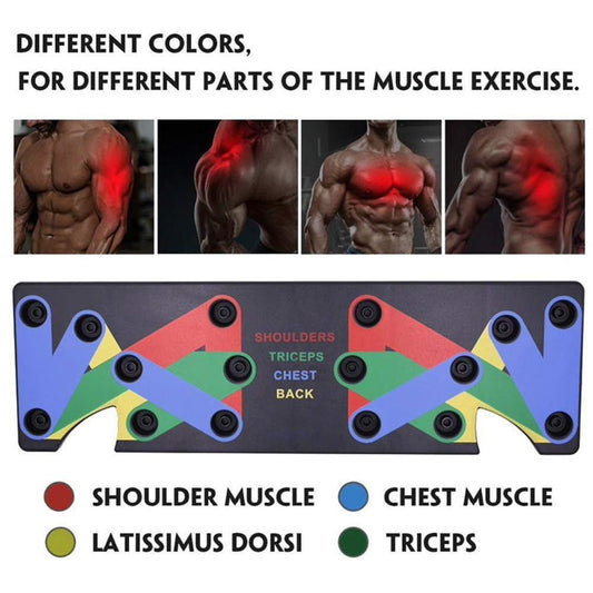 ABS Abdominal Muscle Trainer 9-in-1 Push-Up Board