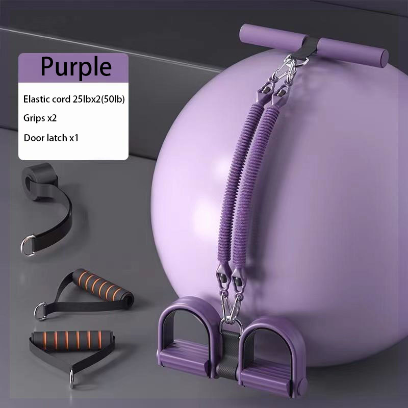 Adjustable Resistance Band Set with Handles & Foot Pedals