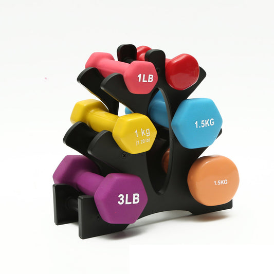 Adjustable Dumbbell Set with Home Rack