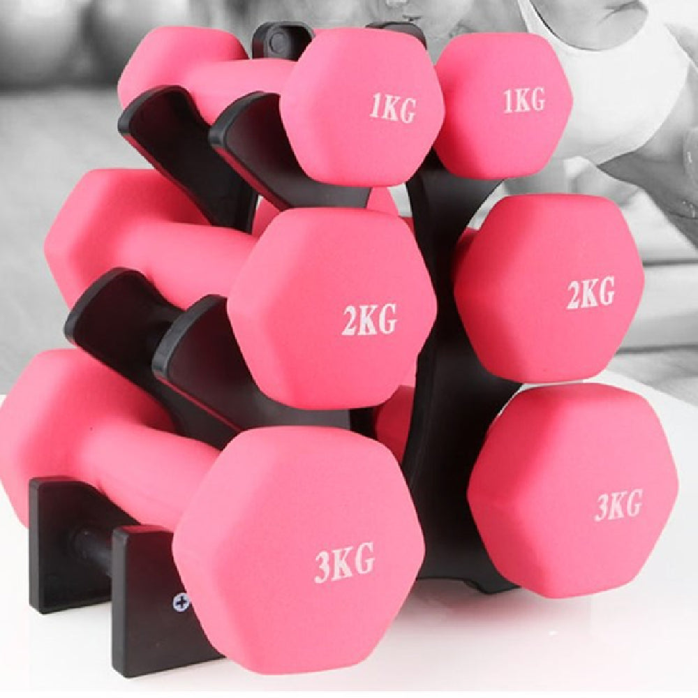 Adjustable Dumbbell Set with Home Rack