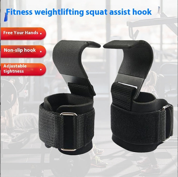 Pull-Up Grip Hooks with Straps