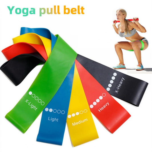 Elastic Resistance Bands Set for Yoga & Pilates
