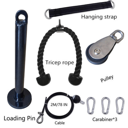 DIY Home Gym Fitness Equipment Set
