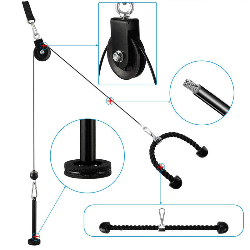 DIY Home Gym Fitness Equipment Set