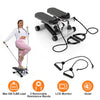 Mini Fitness Stepper with Resistance Bands & LCD Monitor