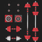 Solid Iron Dumbbells
