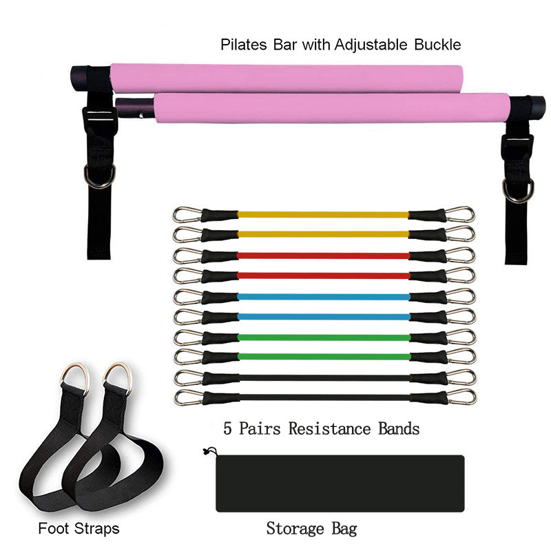 Portable Yoga & Pilates Resistance Bar